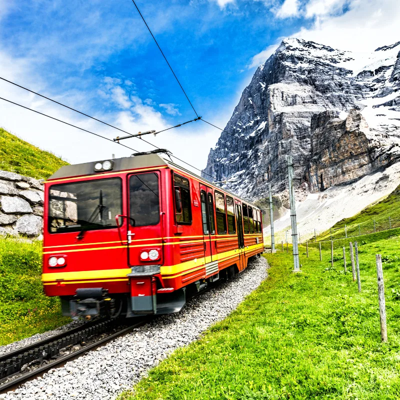 Enjoy a magical alpine excursion to the top of Europe - the amazing Jungfraujoch and scenic Interlaken. Visit Trummelbach Falls.